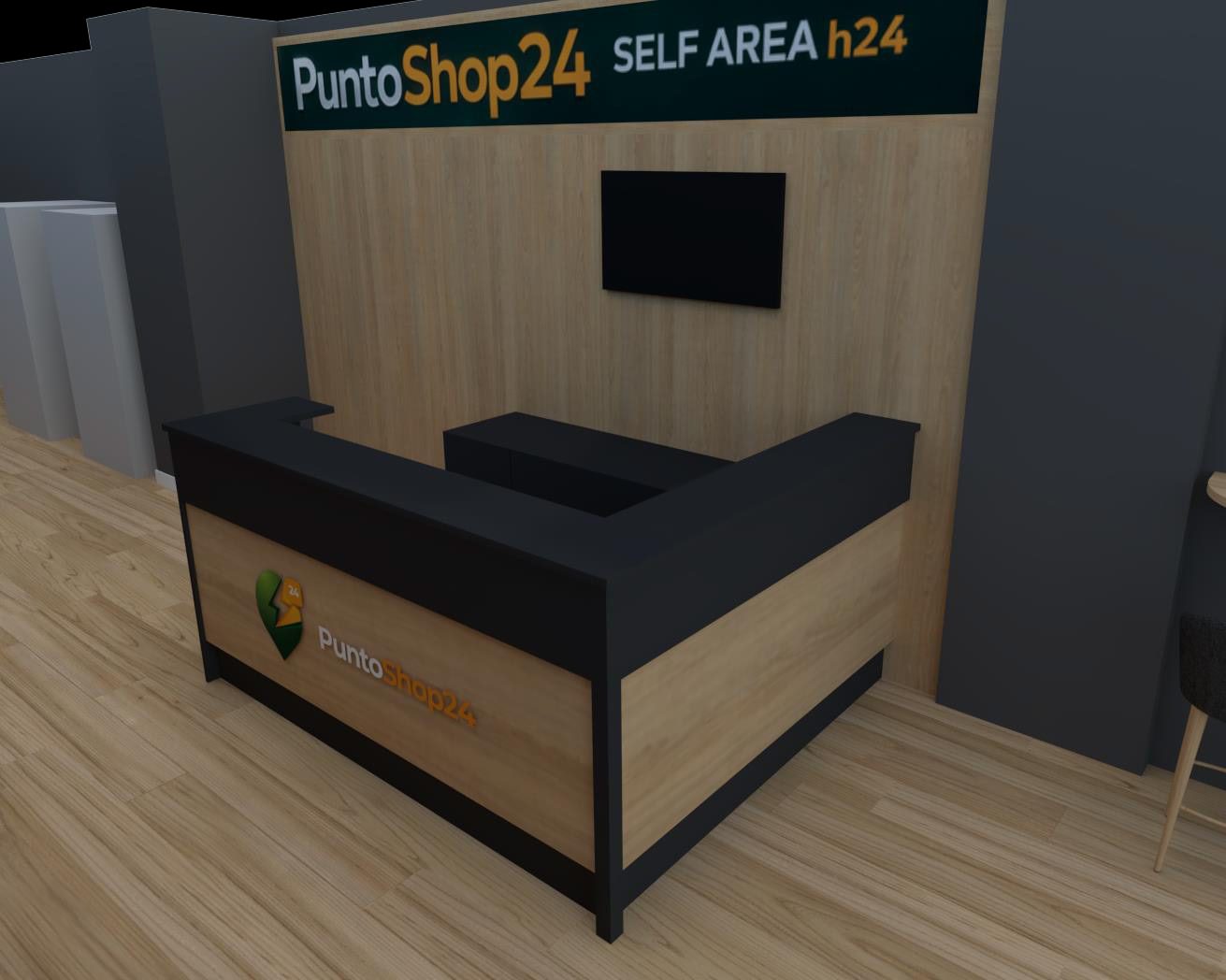 Vista d'insieme del primo PuntoShop24 a Foggia